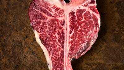 slice of meat uncooked