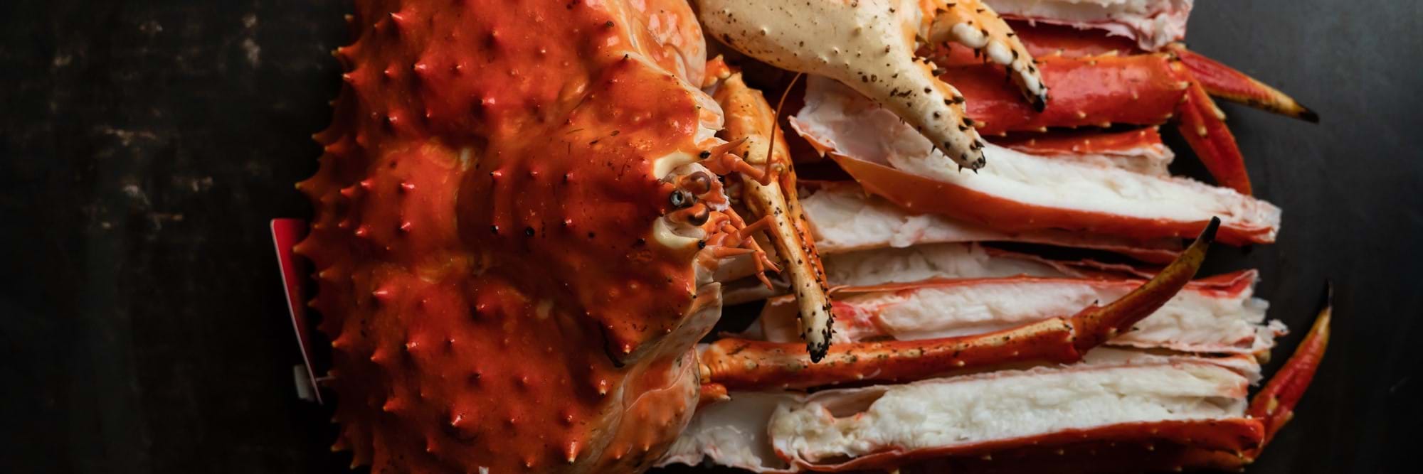 cooked crab