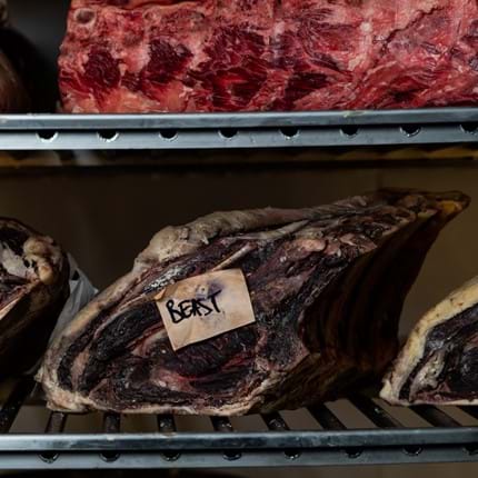 meat in Beast restaurant