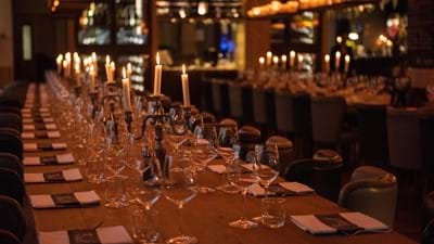 laid table at Beast